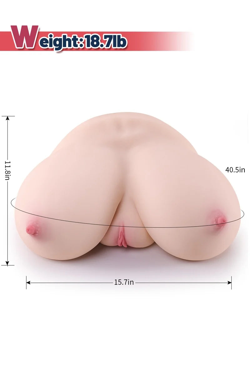 Ogromne Piersi Torso Diana 8,5 kg (G-cup, TPE)