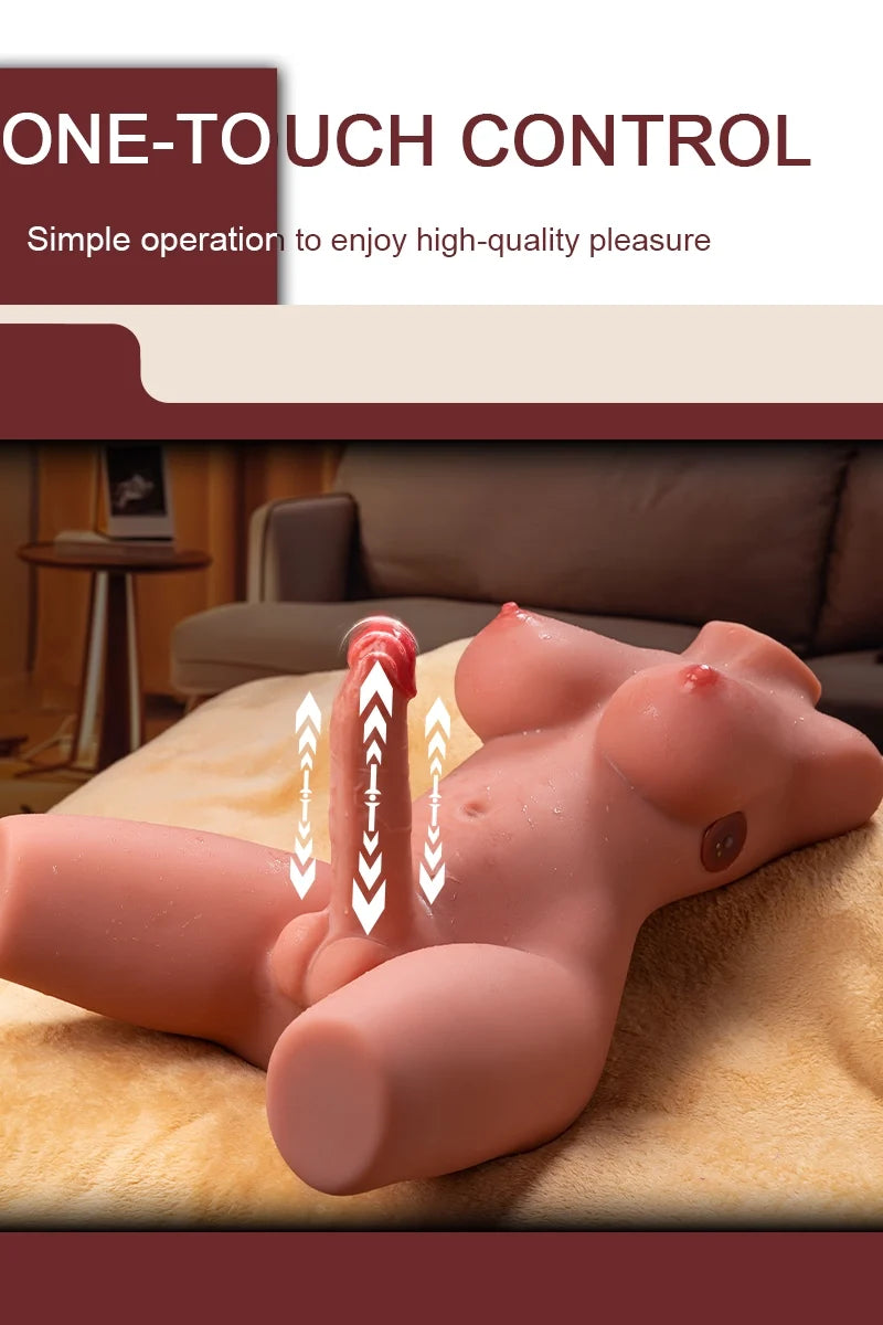 Shemale Torso Maiya 9,76 kg (Pchający Penis 18 cm, TPE)