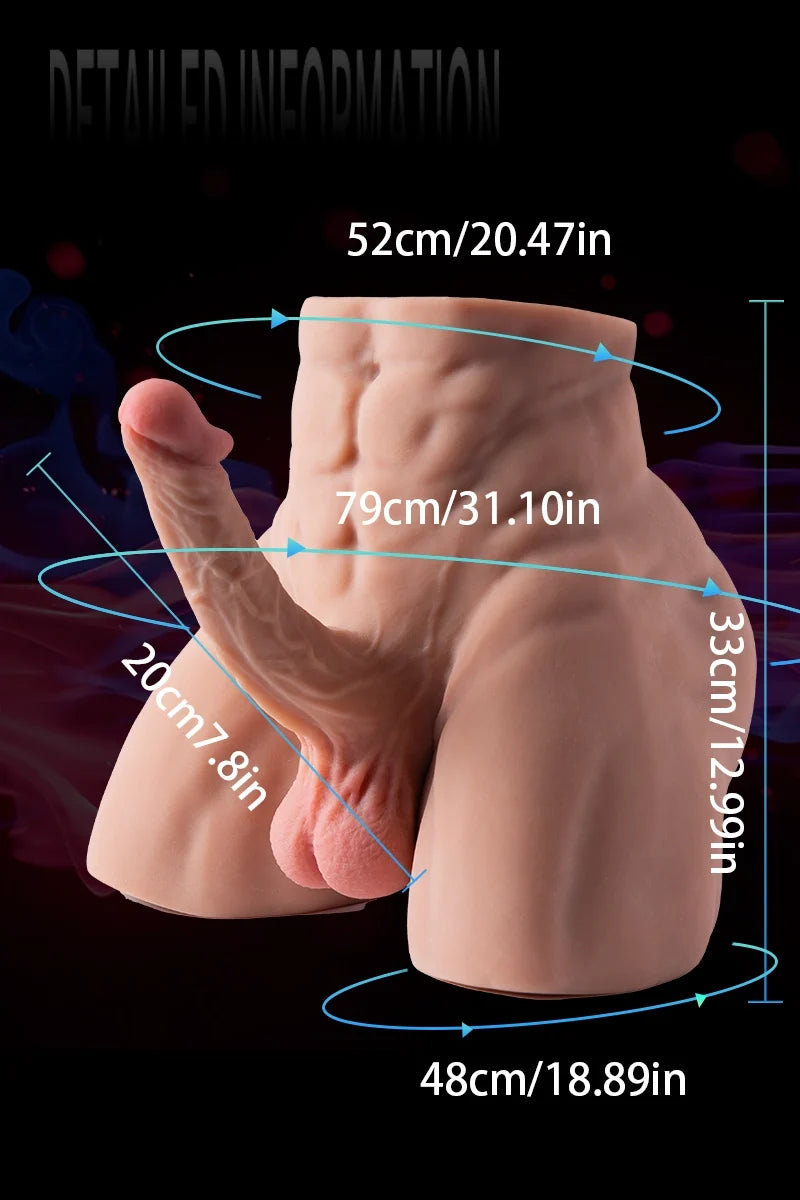 Męskie Biodra Terry 10,8 kg (Penis 20 cm, TPE)