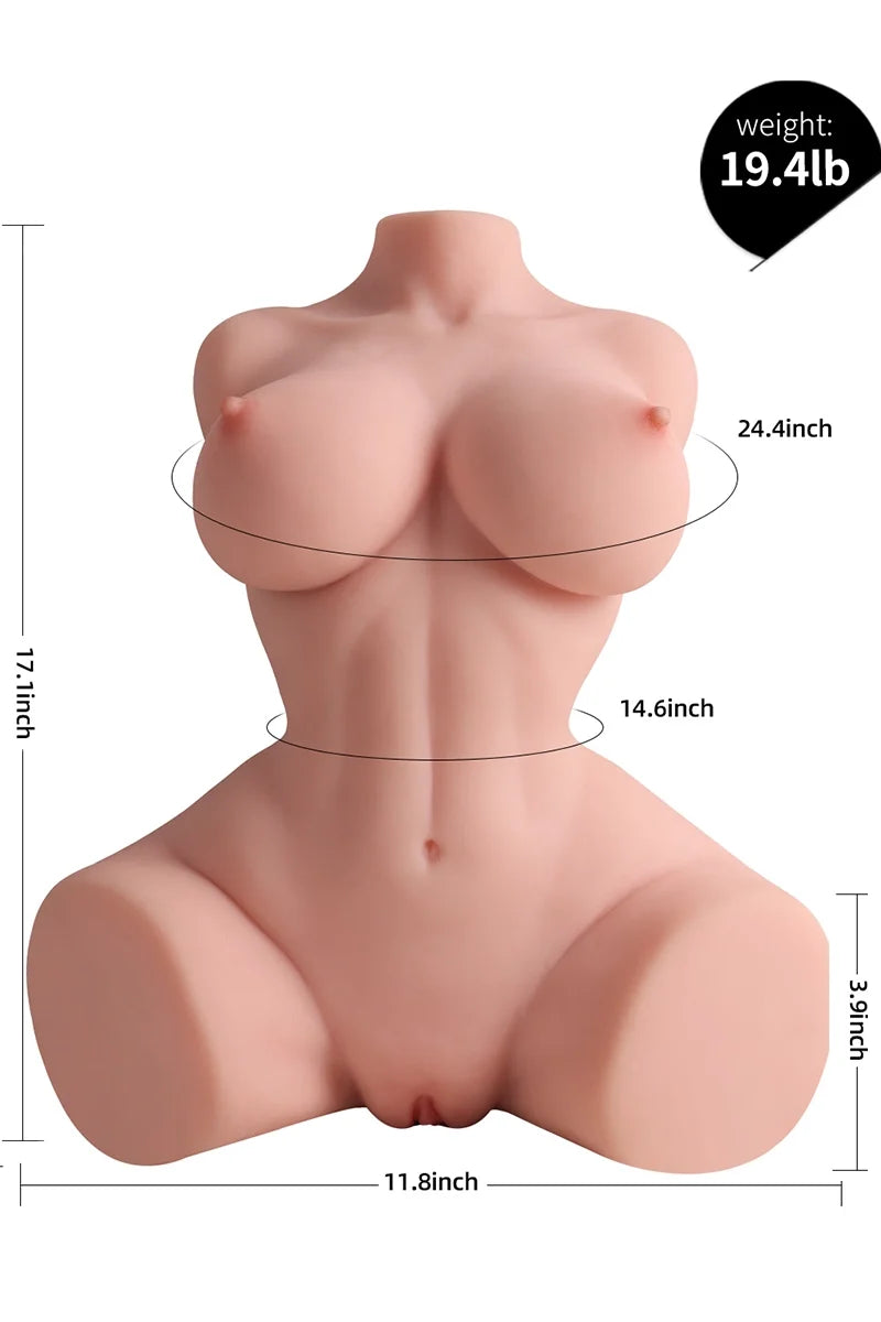 Seksowne Kobiece Torso Daisy 8,8 kg (E-cup, TPE)