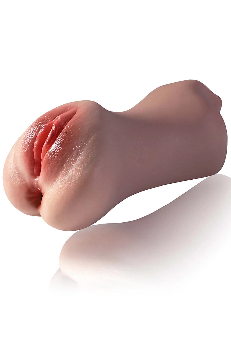 Silikonowy Masturbator Emma 3w1 1 kg (Usta + 2 Kanały)
