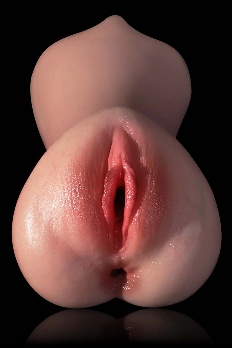 Silikonowy Masturbator Emma 3w1 1 kg (Usta + 2 Kanały)