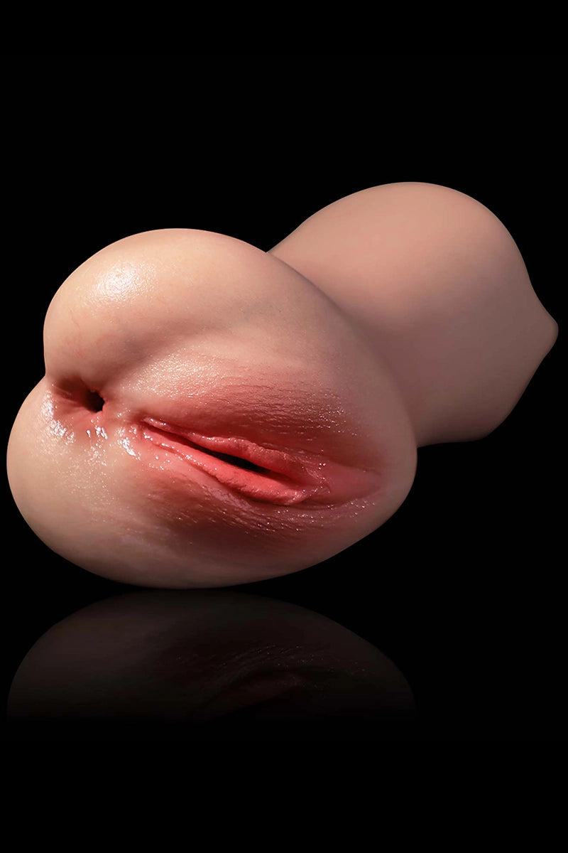 Silikonowy Masturbator Emma 3w1 1 kg (Usta + 2 Kanały)