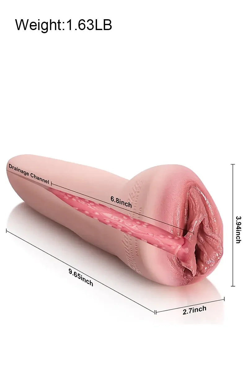 Precyzyjnie Wykonany Silikonowy Masturbator Grace 740 g
