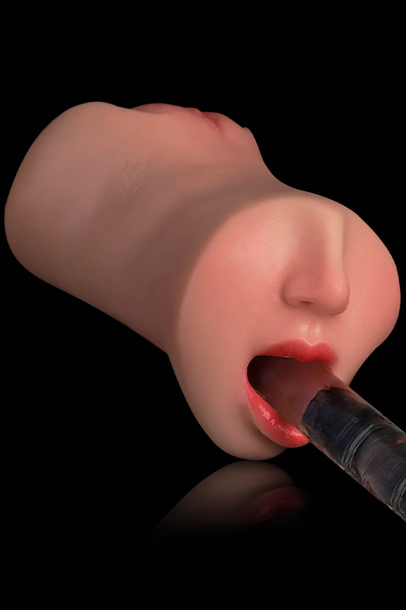 Mini Silikonowy Masturbator Janice 3w1 0,9 kg (3 Kanały)