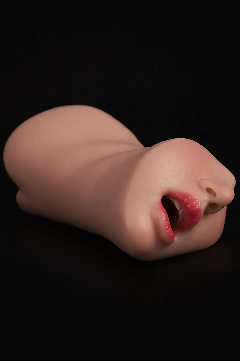 Mini Silikonowy Masturbator Janice 3w1 0,9 kg (3 Kanały)