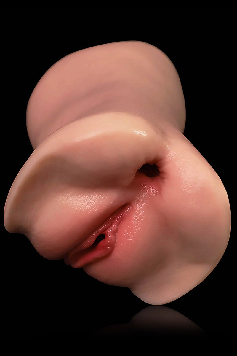 Mini Silikonowy Masturbator Janice 3w1 0,9 kg (3 Kanały)